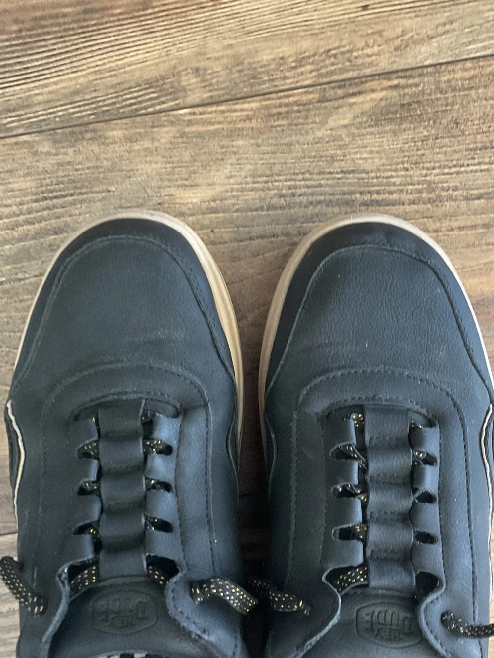 Hey Dude Hudson Lift Metallic Platform Sneakers W9